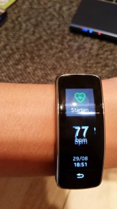 Samsung Gear Fit | Pulsmessung abgeschlossen